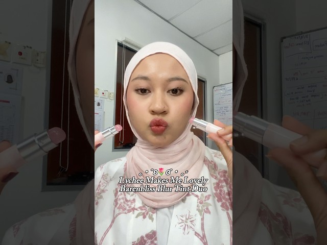 Review Lychee Makes Me Lovely Barenbliss Blur Tint Duo🦋
