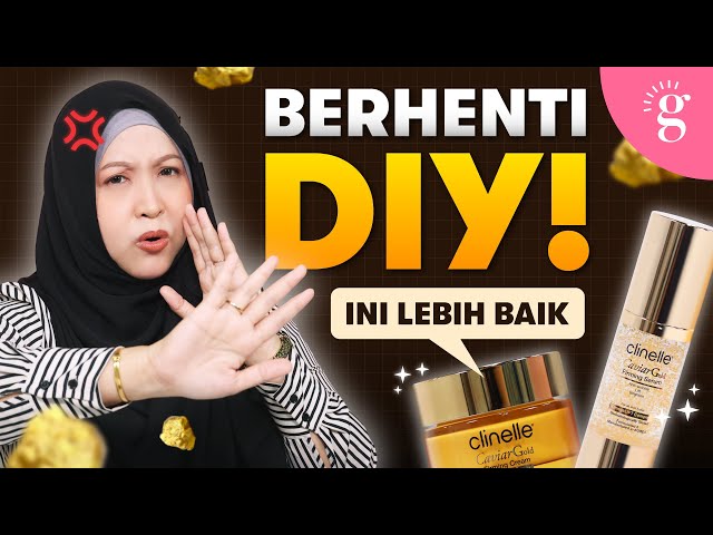 Cara Kulit Kekal Muda Dan Glowing Lebih Lama | Review Clinelle Caviar Gold Firming Serum & Cream