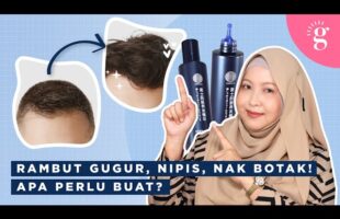 Cara Rawat Rambut Gugur Di Kalangan Lelaki | 50 Megumi