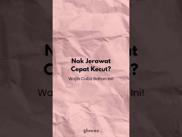 Nak Jerawat Cepat Kecut? Wajib Cuba Bahan Ini!