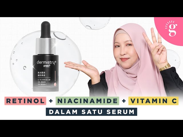 Serum Yang Lengkap – Retinol + Niacinamide + Vitam﻿in C | Dermistry+